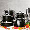 Набір каструль із неіржавкої сталі Edenberg EB-4053 12 предметів Набір кухонного посуду з товстим  індукційним дном, фото 4