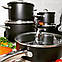 Набір каструль із неіржавкої сталі Edenberg EB-4053 12 предметів Набір кухонного посуду з товстим  індукційним дном, фото 6