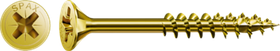 Саморіз SPAX з покр. YELLOX 5,0х120, часткова різьблення, потай, PZ2, 4CUT, упак. 200 шт., пр-під Німеччина