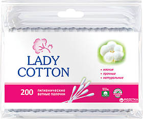 Гігієнічні ватні палички Lady Cotton 200 шт.