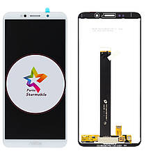 Дисплей TP-Link Neffos C9 TP707A,TP707 + сенсор білий (оригінальні комплектуючі)