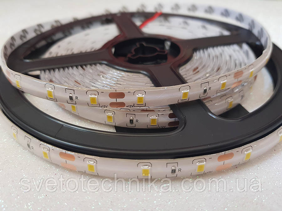 Светодиодная лента в силиконе (влагозащищенная) теплая 12 вольт 4.8W 60led smd2835 - фото 3 - id-p501660214