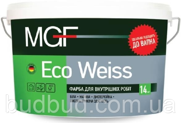 Фарба інтер'єрна Eco Weiss М1 MGF 1,4 кг