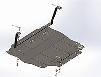 Захист радіатора та КПП Volkswagen TOURAN WeBasto  2003-2010