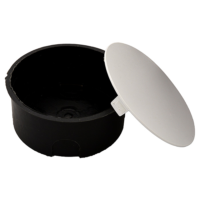 Коробка розп D 80 з кришкою (50) бетон  інагропром, фото 1