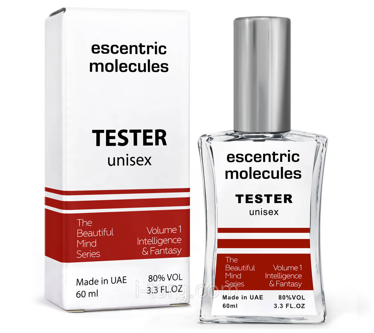 Тестер унісекс Escentric Molecules The Beautiful Mind Series Vol 1 Intelligence & Fantasy, 60 мл NEW