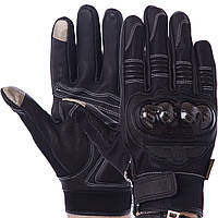 MADBIKE MAD-02L Gloves Black, L, Мотоперчатки із захистом
