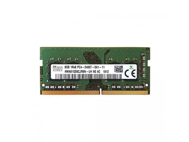 Оперативна пам'ять для ноутбука, Hynix DDR4 8Gb 1Rx16 PC4-2400T, б/в, фото 1