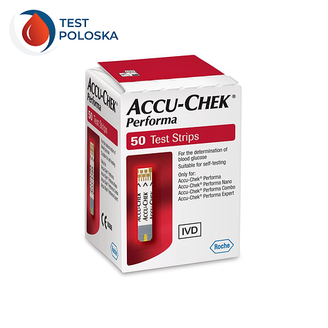 Тест-смужки Акку-Чек Перформа (Accu-Chek Performa) 50 шт., фото 1