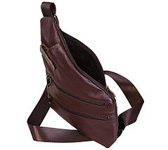 Якісна Чоловіча шкіряна сумка Dovhani R1901BROWN-111 Коричнева, фото 6