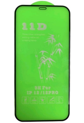 Захисне скло Tempered GLASS Full Cover 11D iPhone 12/12 Pro Black, фото 1