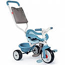 Дитячий триколісний велосипед 3 в 1 Бі Муві Комфорт блакитний Smoby 740414, фото 3