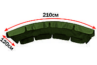 Крыша тент из непромокаемой ткани на садовые качели 210х120