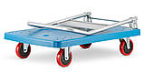 Тележка-платформа  Платформенная складская тележка Візок складський 300кг ВОзик на 4х колесах Візок на колесах, фото 2