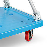 Тележка платформенная складная до 300кг Возик Платформний візок Візок-платформа ручний вантажний візок Тачка, фото 3