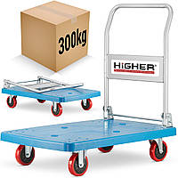 Тележка платформенная складная до 300кг Возик Платформний візок Візок-платформа ручний вантажний візок Тачка
