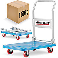 Візок платформа Візок складський Візок вантажний платформний Тележка платформенная складная до 150кг возик
