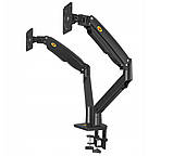 Кронштейн настільний для двох моніторів 22' - 32' NB F195A, фото 4