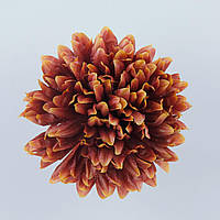Хризантема искусственная коричневая (КОД: C07-63) В 8 см Д 16 см | производство в Польша |12 шт. в упаковке