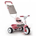 Дитячий триколісний велосипед 3 в 1 Бі Муві Комфорт рожевий Smoby 740415, фото 3