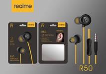 Наушники проводные Realme R50 с микрофоном Навушники провідні, фото 3