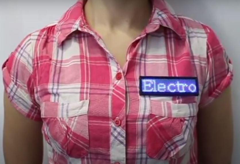 Led бейдж Червоний