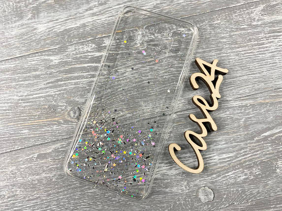 TPU чохол Star Glitter для Samsung Galaxy S8 Plus прозорий, фото 2