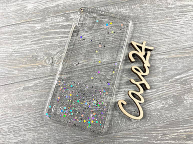 TPU чохол Star Glitter для Samsung Galaxy A10 прозорий