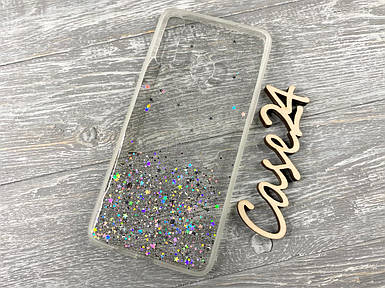 TPU чохол Star Glitter для Samsung Galaxy A20S прозорий