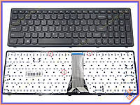 Клавиатура для LENOVO IdeaPad G500s, G505s, S500, S510p, Z510,Flex 15, 15D (RU Black с рамкой) OEM