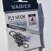 Гачки Vaider Fly Hook 10 шт від № 4