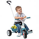 Дитячий триколісний велосипед 2 в 1 Бі Муві блакитний Smoby 740331, фото 5