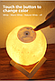 Настільний світильник нічник місяць 3D 13 см зі зволожувачем повітря, фото 6