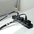Стрічка органайзер-липучка для кабелів Baseus Colourful Circle 3 м Сірий (ACMGT-F0G), фото 2