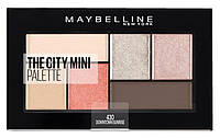 Палетка теней для век Maybelline New York "The City Mini Palette", тон 430 Downtown Sunrise, 6 г