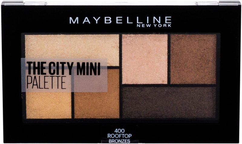 Палетка теней для век Maybelline New York "The City Mini Palette", тон 400 Rooftop Bronzes, 6 г - фото 1 - id-p1395343997