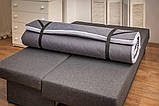 Ортопедичний матрац для дивана середньої жорсткості топер "Shine" двосторонній матрац на диван, фото 4