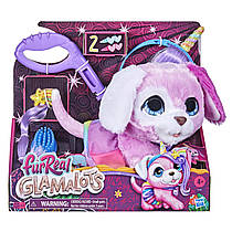 Furreal Friends Інтерактивний Гламурний Цуценя на повідку від Hasbro FurReal Glamalots , Grooming Accessories