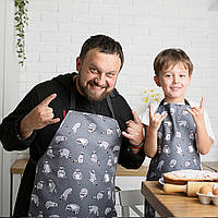 Фартух повнокольоровий Сolorful Енотікі  75х51 см (FRTC_21M023)