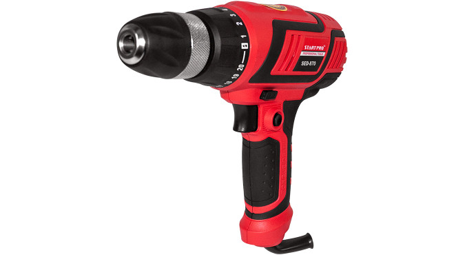 Дриль електрична Start Pro SED-870, 870 Вт, реверс, регулювання обертів, фото 1