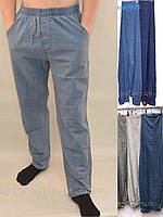 Котонові чоловічі штани сині (54-56-58-60)