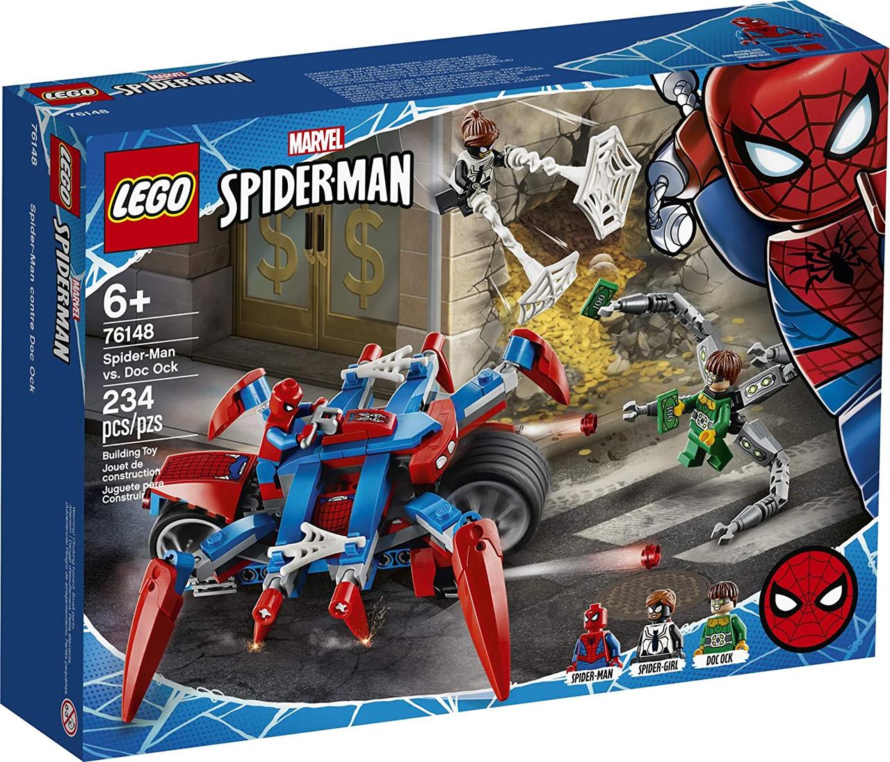 Конструктор LEGO Super Heroes 76148 Marvel Comics Людина-павук проти Доктора Восьминога.