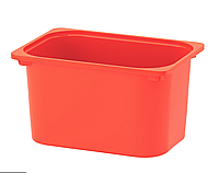 Контейнер оранжевий, контейнер оранжевый, коробка для зберігання, 42x30x23 см IKEA TROFAST 304.662.81