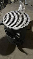 Чавунна решітка гриль BBQ кругла 400 мм