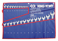 Набір комбінованих ключів King Tony 1060 6-32 мм, 26 шт в чохлі