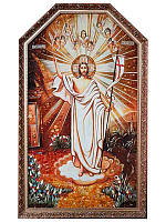 Ікона з бурштинунева Небесні (Картини з бурштину та ікони)