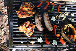 Чавунна решітка гриль BBQ 430*350 мм