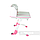 Дитяча парта, що росте, FunDesk Amare II Pink, фото 6