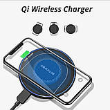 BlitzWolf® BW-FWC7 15 Ватів розумний бездротовий зарядний пристрій швидкого заряджання Qi Fast Wireless change 15W, фото 6