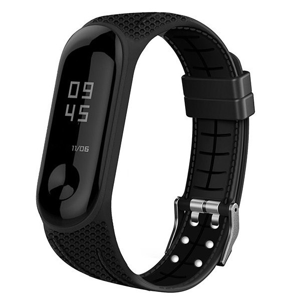 Ремінець Honeycomb Pattern для Xiaomi Mi Band 5 / 6 Black